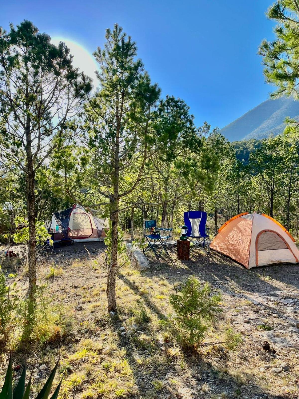 Camping En La Sierra De Arteaga Лос-Лириос Экстерьер фото